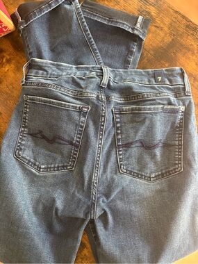 7 For All Mankind Indigo Blue Denim Jeans